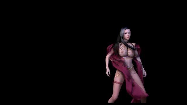 MMDLISA-SENORITA 未完成的 3D 色情舞蹈