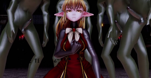 MMD-晴乱 vs 怪物